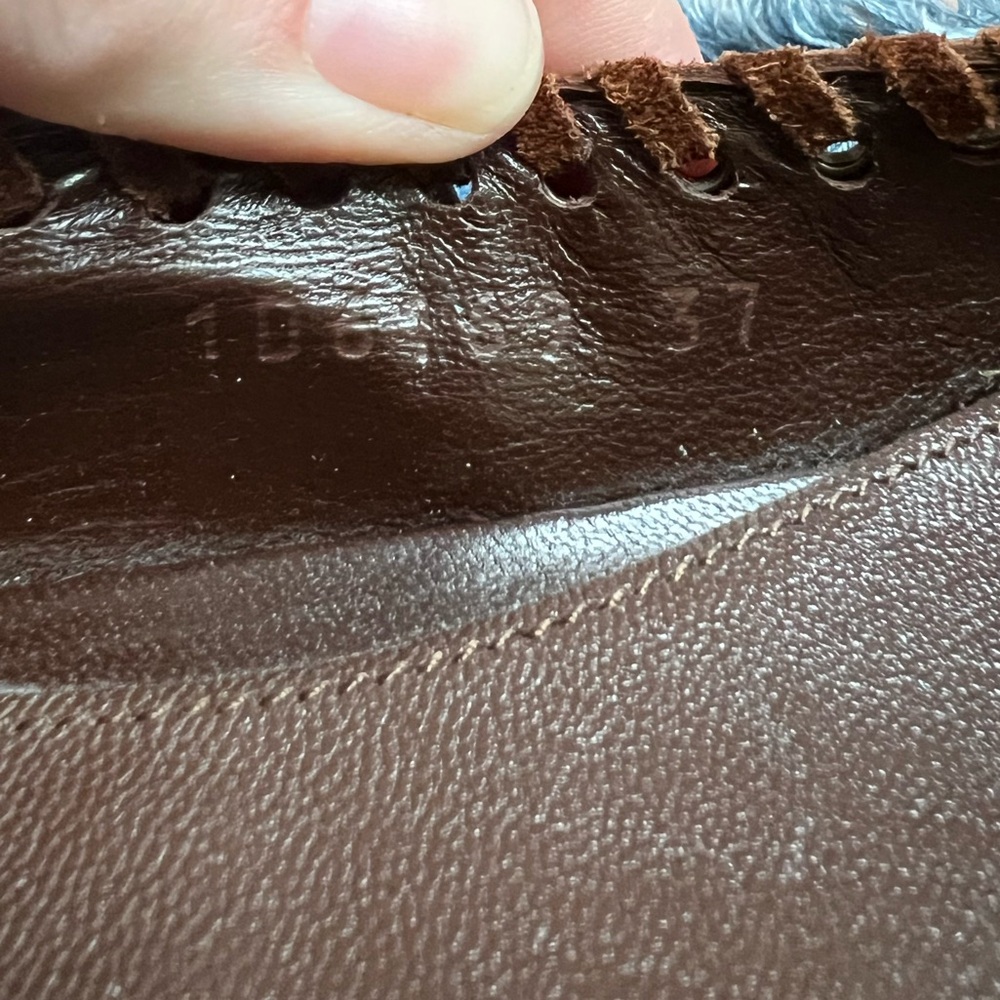 Prada Brown Heeled Loafers - Picture 10 of 10